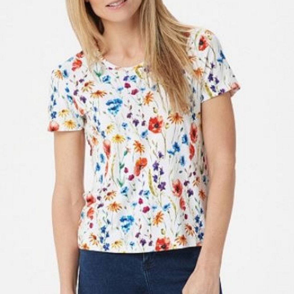 BROOKE SHIELDS Timeless Short-Sleeve T-Shirt 1350